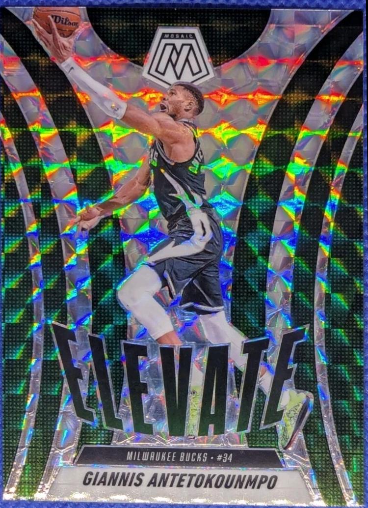 2024 Panini Mosaic Elevate Giannis Antetokounmpo #9 card