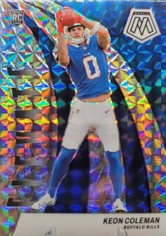 2024 Panini Mosaic Elevate Keon Coleman [Mosaic] #5 card