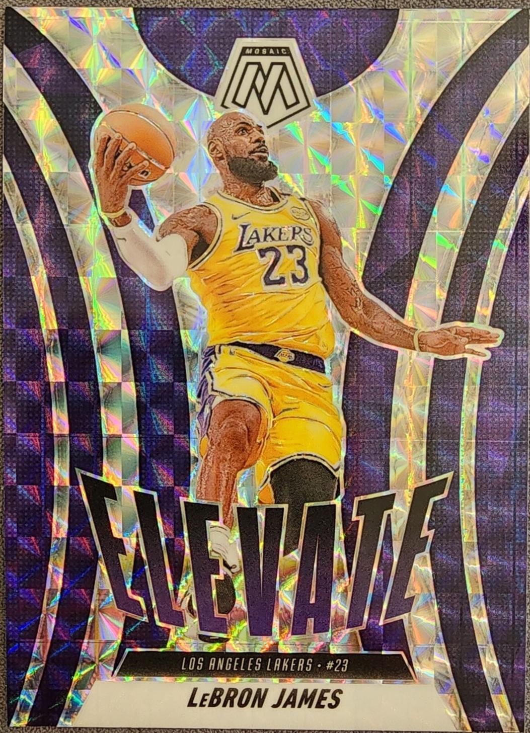 2024 Panini Mosaic Elevate LeBron James #13 card