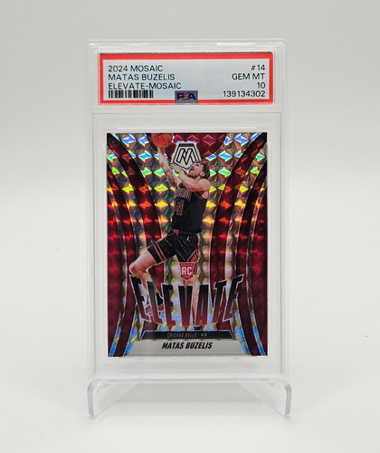 2024 Panini Mosaic Elevate Matas Buzelis [Mosaic] #14 card