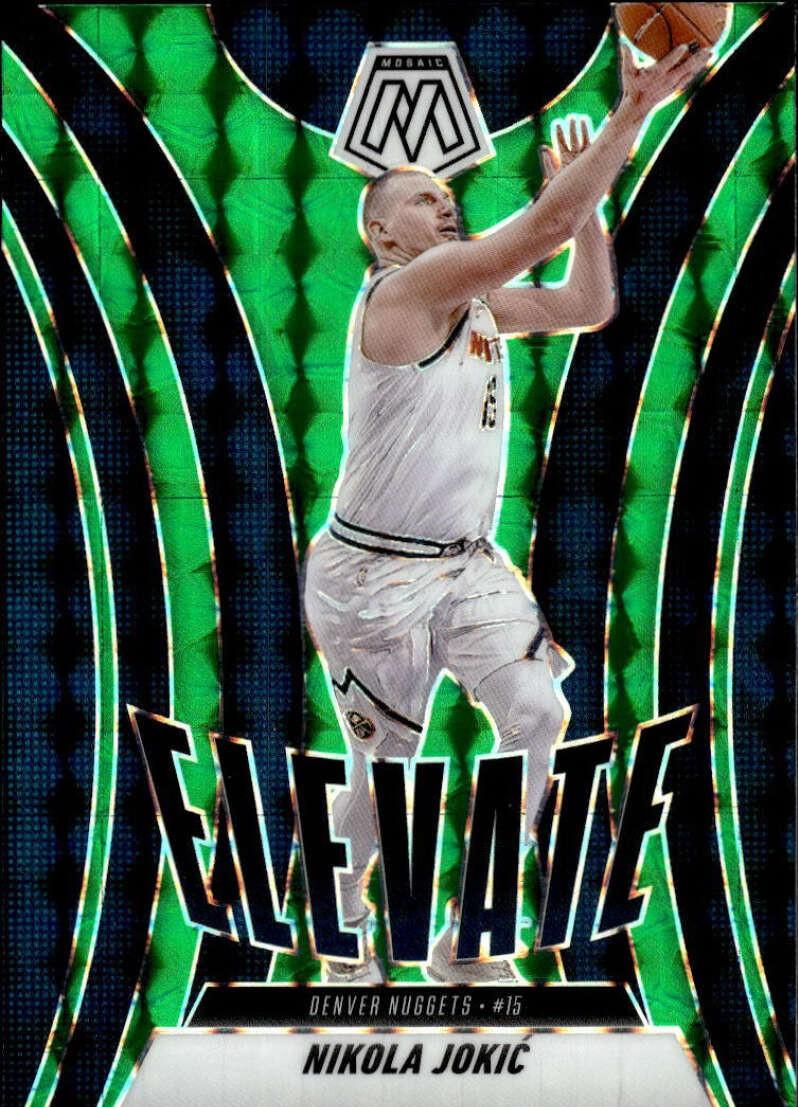2024 Panini Mosaic Elevate Nikola Jokic [Green] #20 card