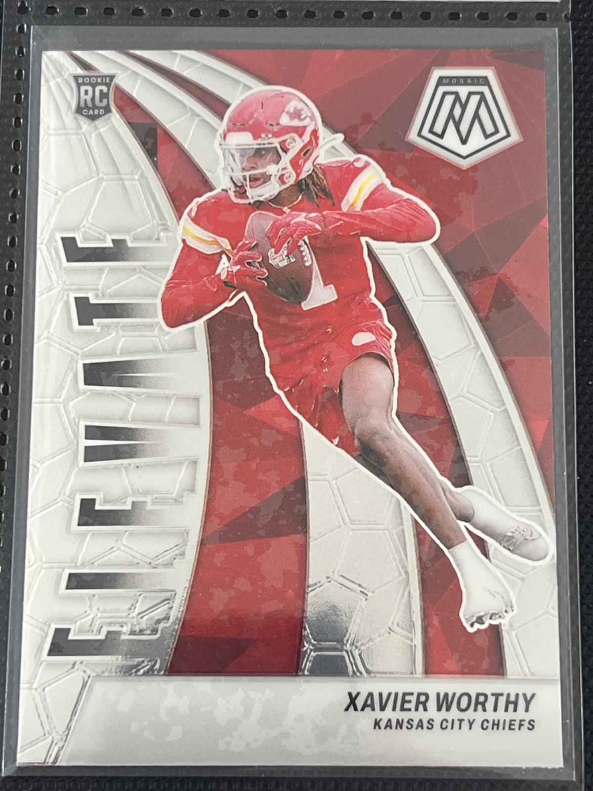 2024 Panini Mosaic Elevate Xavier Worthy #7 card