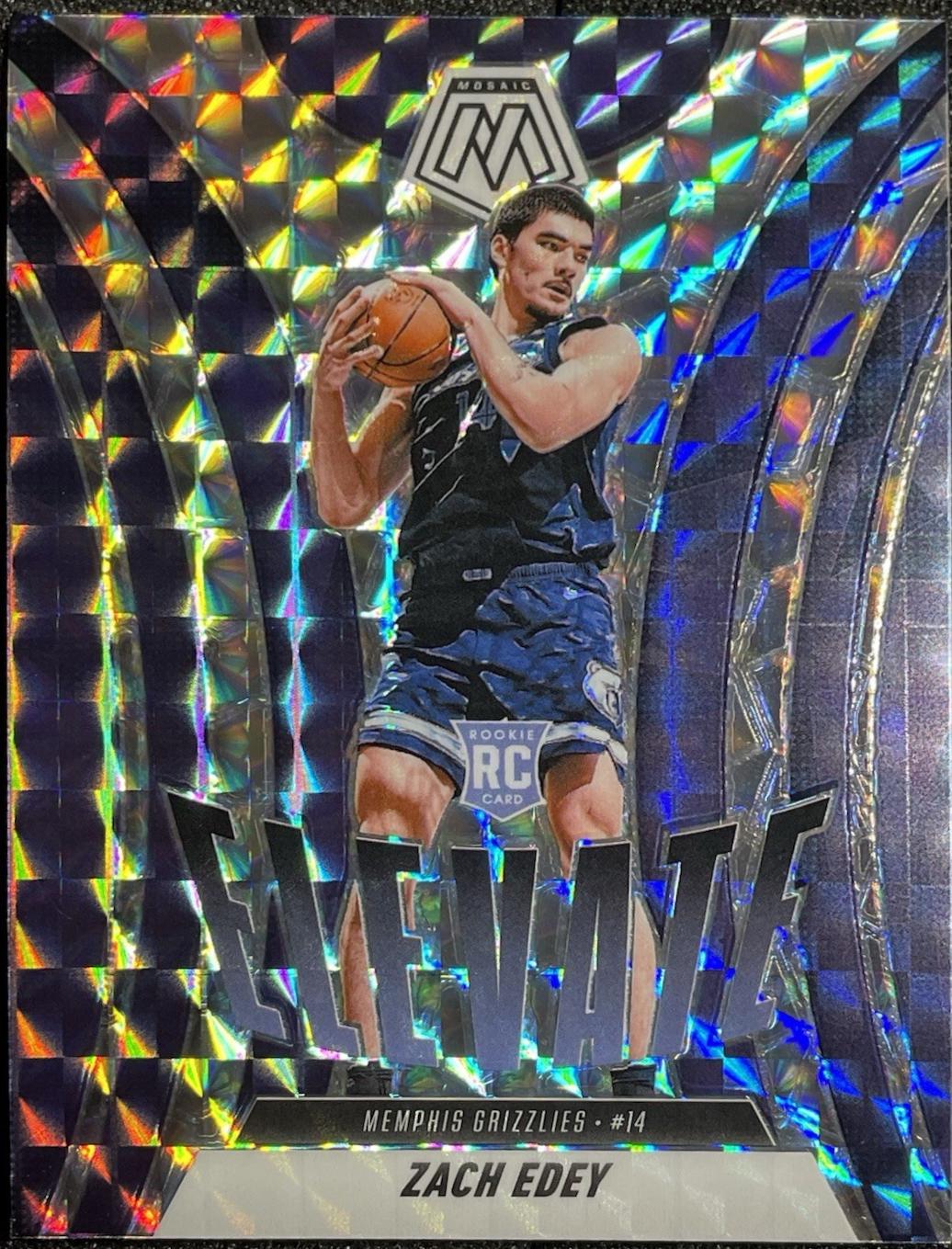 2024 Panini Mosaic Elevate Zach Edey [Mosaic] #12 card