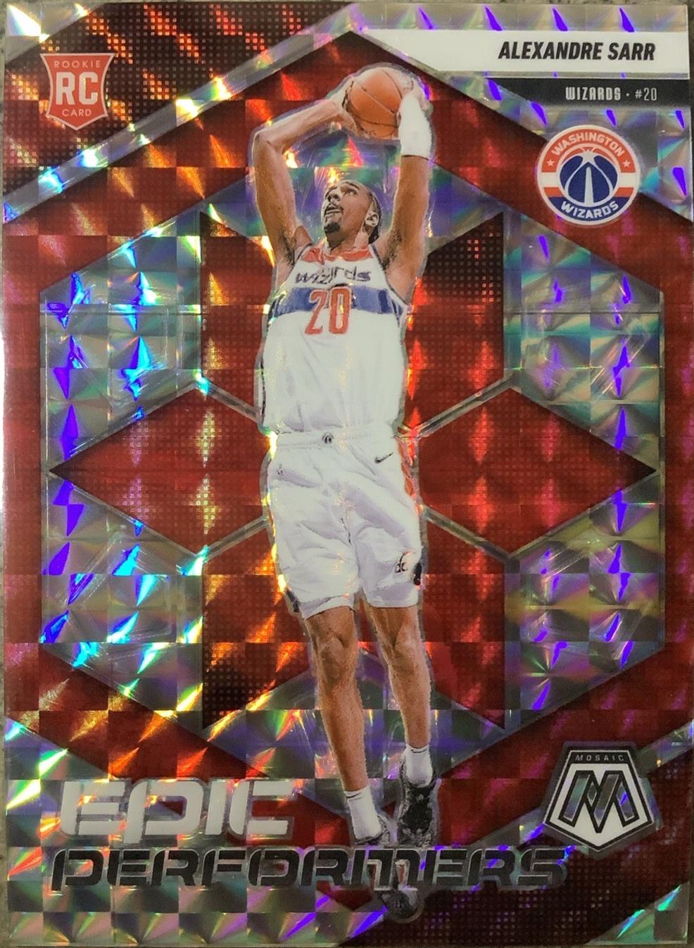 2024 Panini Mosaic Epic Performers Alexandre Sarr #12 card