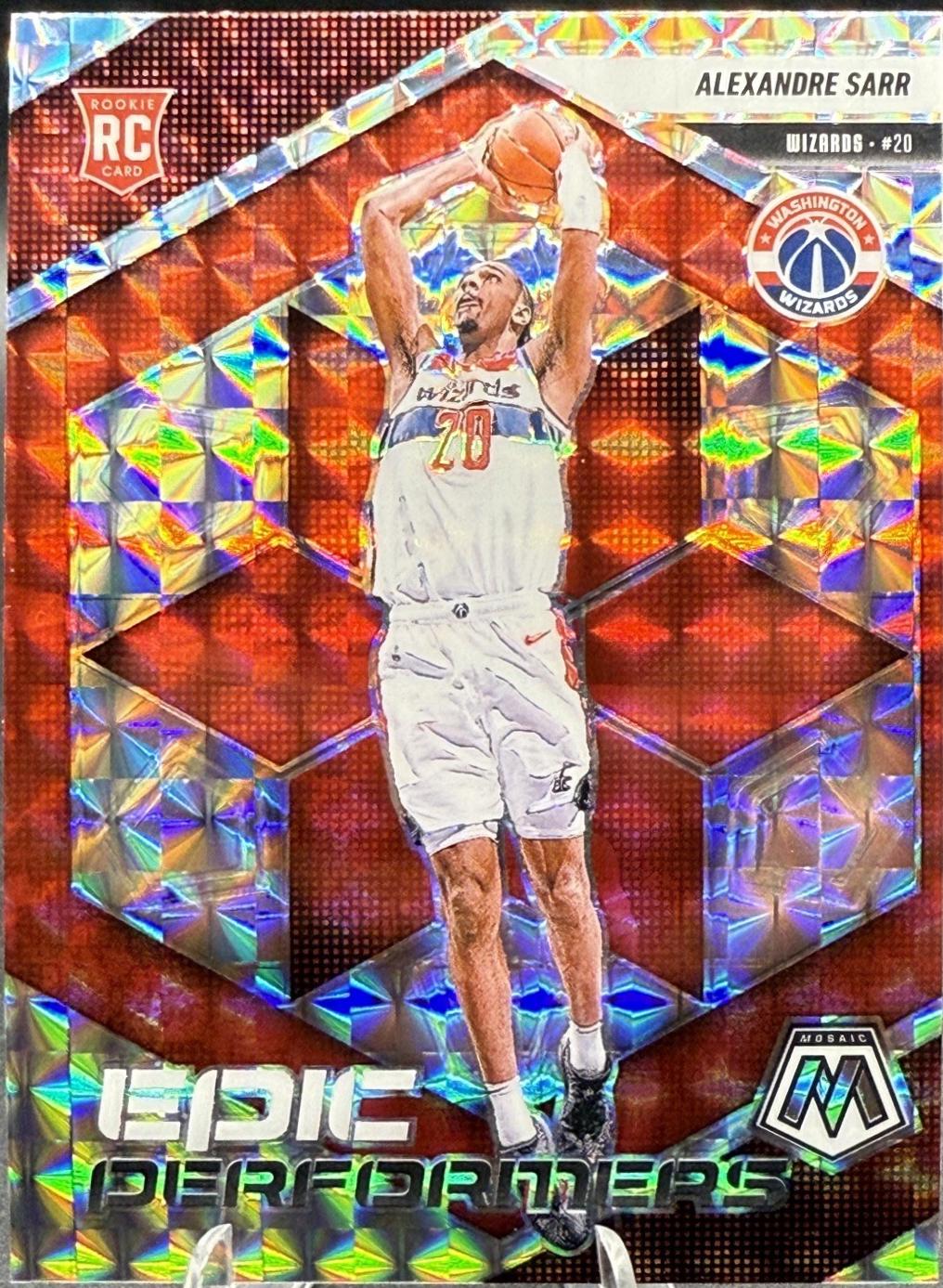 2024 Panini Mosaic Epic Performers Alexandre Sarr [Mosaic] #12 card