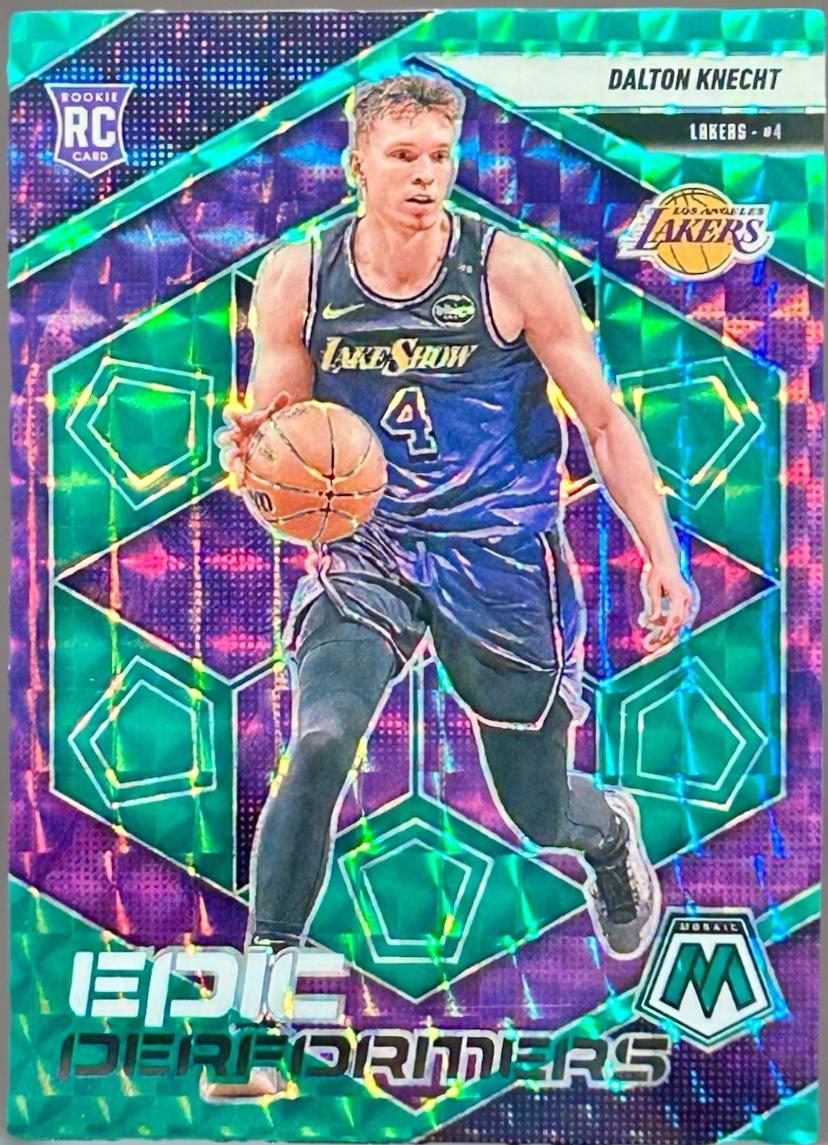 2024 Panini Mosaic Epic Performers Dalton Knecht [Green] #14 card