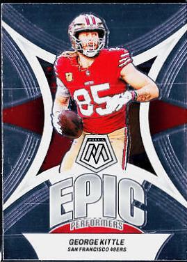 2024 Panini Mosaic Epic Performers George Kittle #EP-GK card