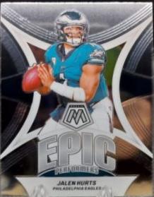 2024 Panini Mosaic Epic Performers Jalen Hurts #EP-JH card