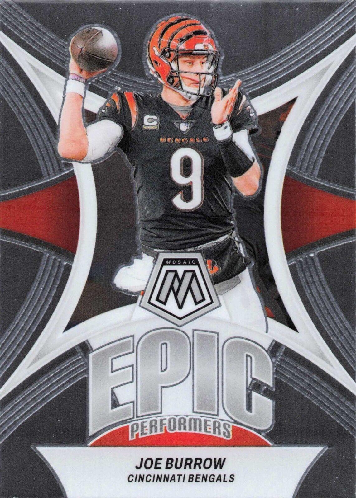 2024 Panini Mosaic Epic Performers Joe Burrow #EP-JB card
