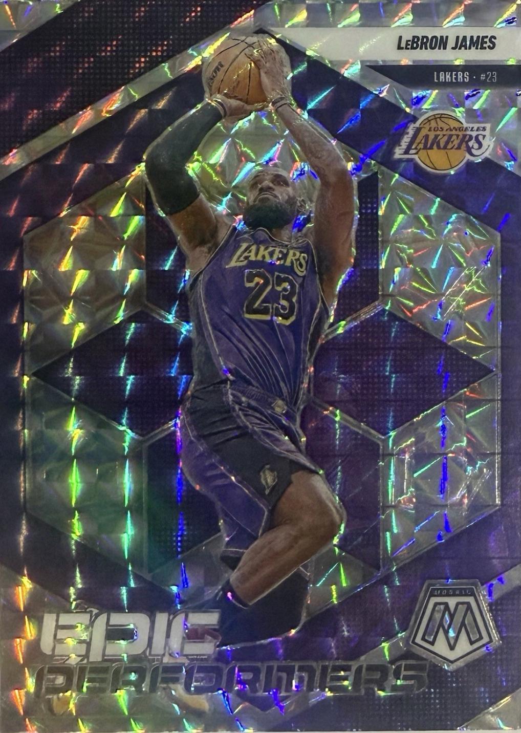2024 Panini Mosaic Epic Performers LeBron James [Mosaic] #2 card