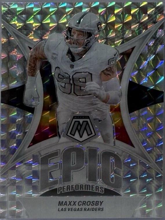 2024 Panini Mosaic Epic Performers Maxx Crosby [Mosaic] #EP-MC card