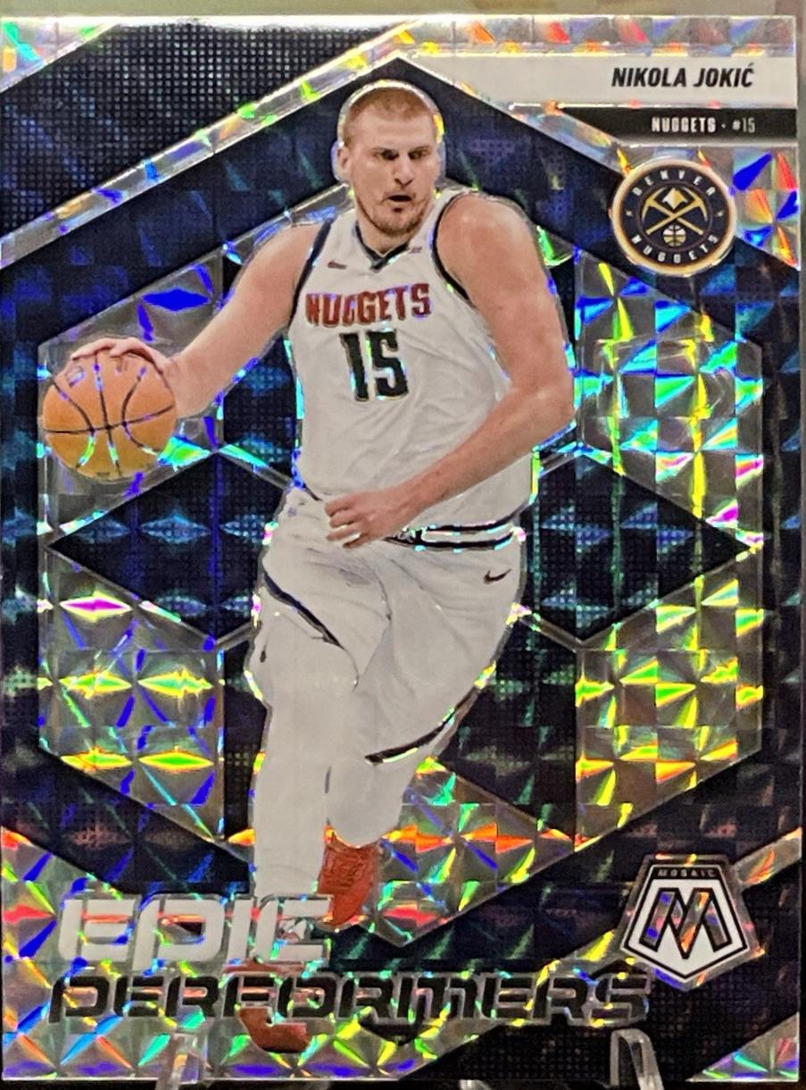 2024 Panini Mosaic Epic Performers Nikola Jokic [Mosaic] #8 card