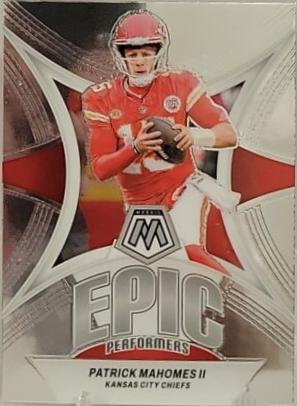2024 Panini Mosaic Epic Performers Patrick Mahomes II #EP-PH card