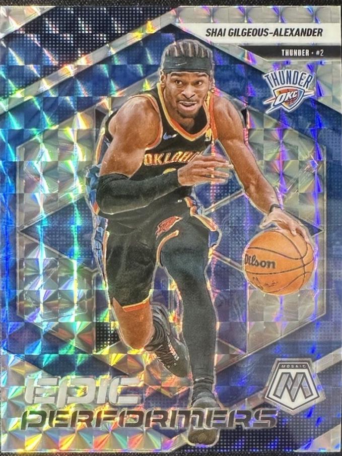 2024 Panini Mosaic Epic Performers Shai Gilgeous-Alexander #6 card