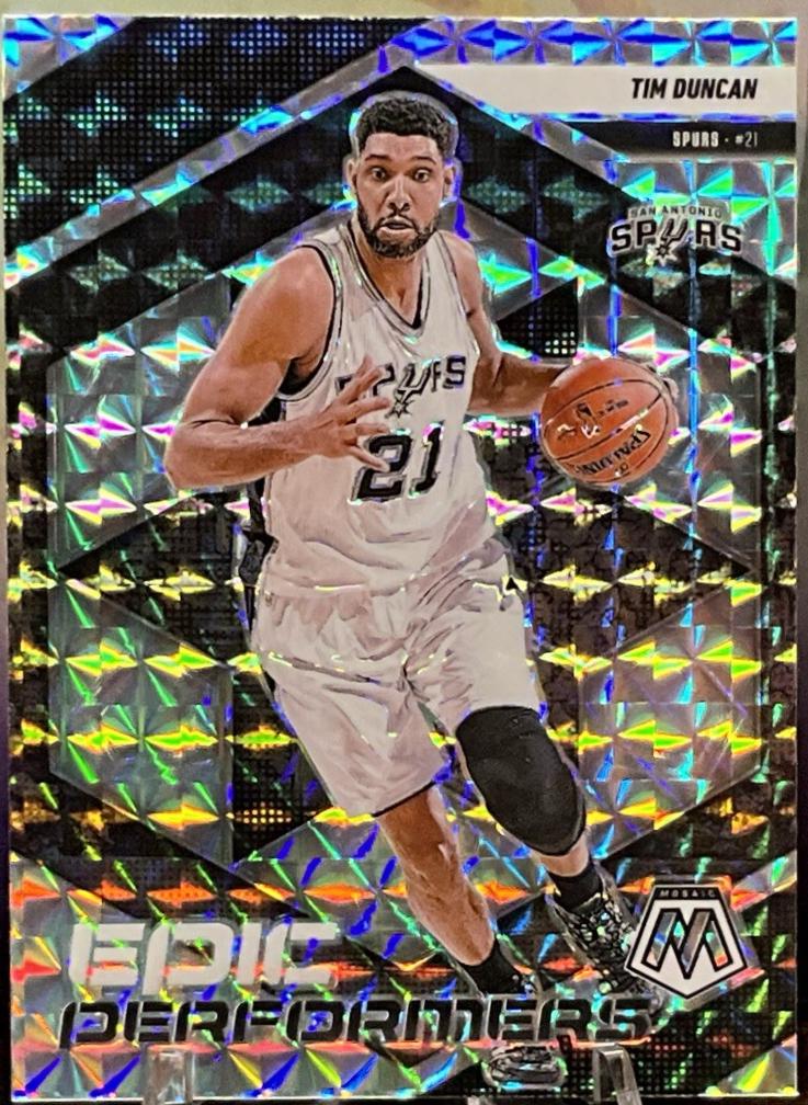 2024 Panini Mosaic Epic Performers Tim Duncan [Mosaic] #19 card