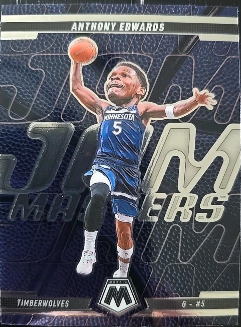 2024 Panini Mosaic Jam Masters Anthony Edwards #10 card