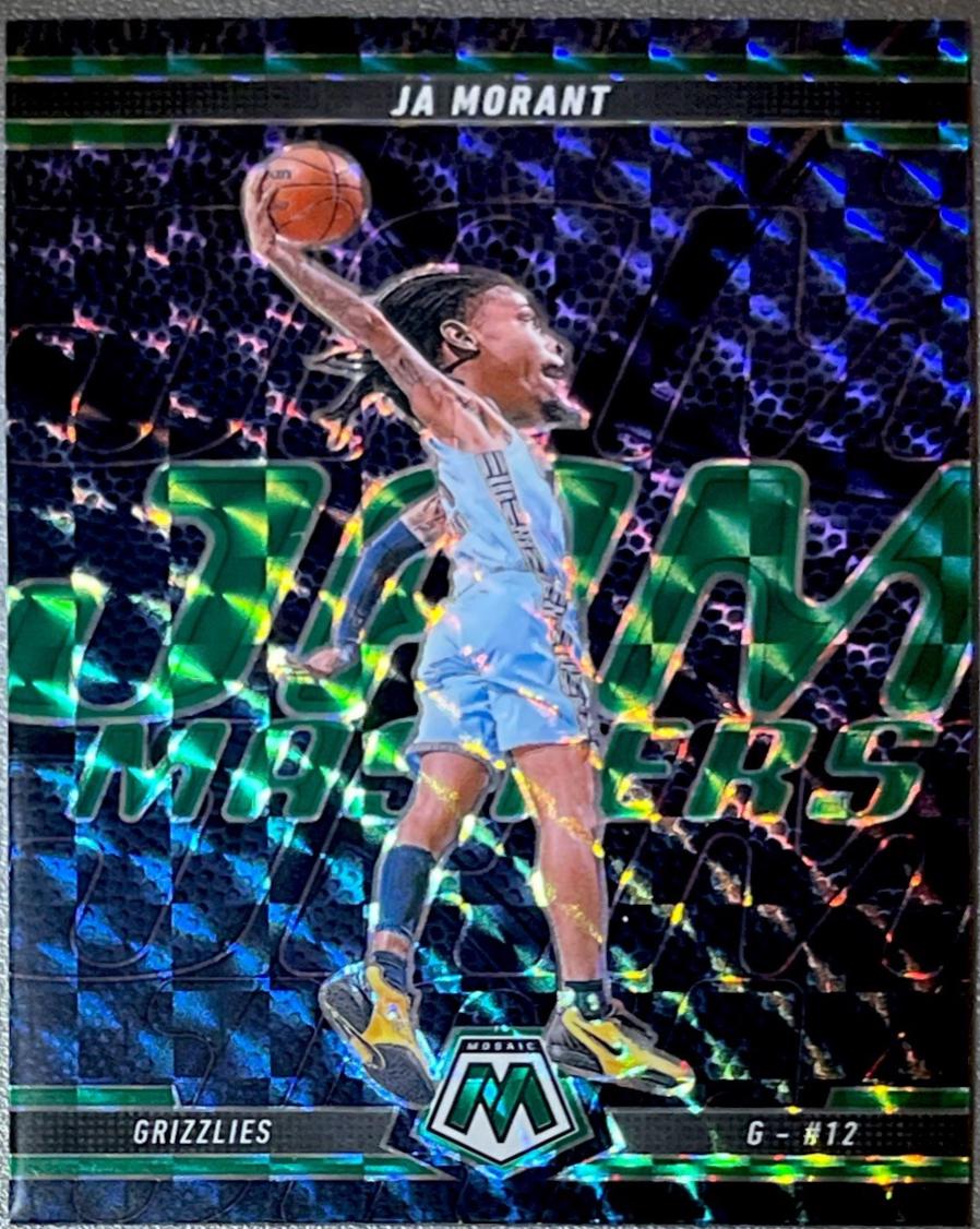 2024 Panini Mosaic Jam Masters Ja Morant [Green] #12 card