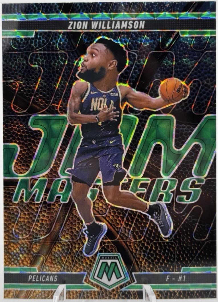 2024 Panini Mosaic Jam Masters Zion Williamson [Green] #1 card