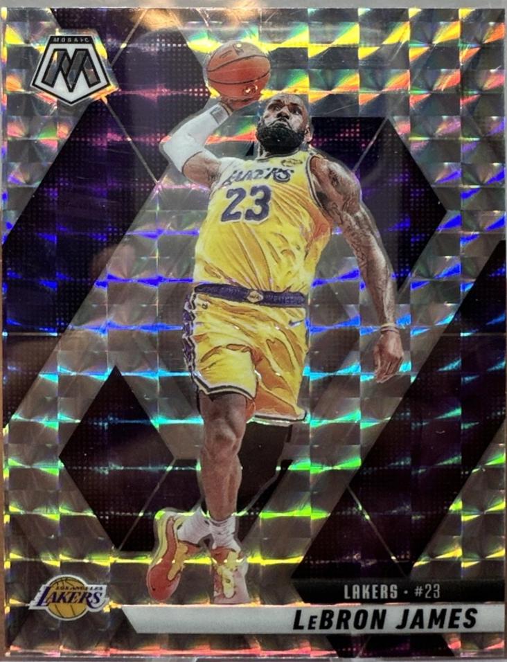 2024 Panini Mosaic LeBron James [Mosaic] #180 card