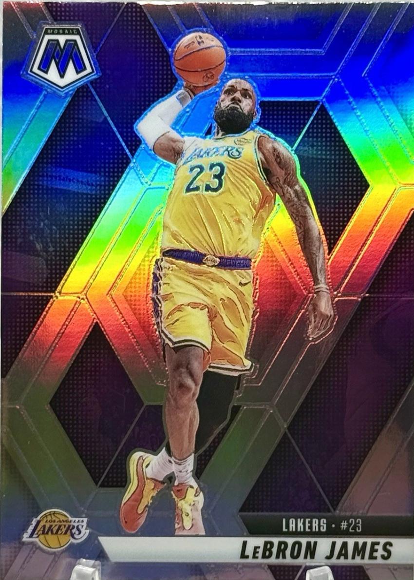 2024 Panini Mosaic LeBron James [Silver] #180 card