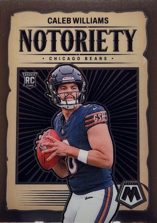 2024 Panini Mosaic Notoriety Caleb Williams #18 card
