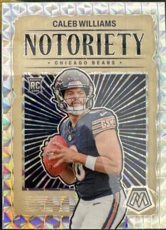 2024 Panini Mosaic Notoriety Caleb Williams [Mosaic] #18 card