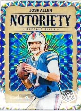 2024 Panini Mosaic Notoriety Josh Allen [Mosaic] #4 card
