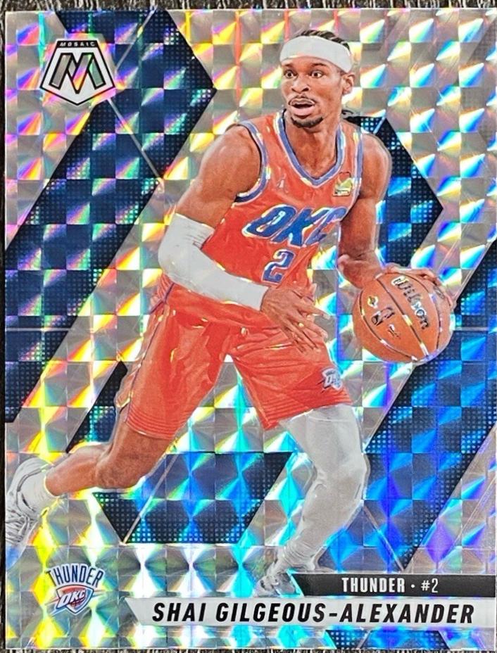 2024 Panini Mosaic Shai Gilgeous-Alexander [Mosaic] #38 card