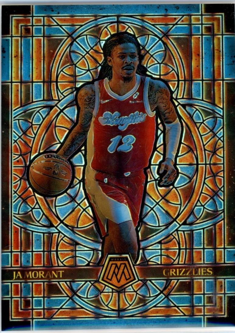 2024 Panini Mosaic Stained Glass Ja Morant #23 card