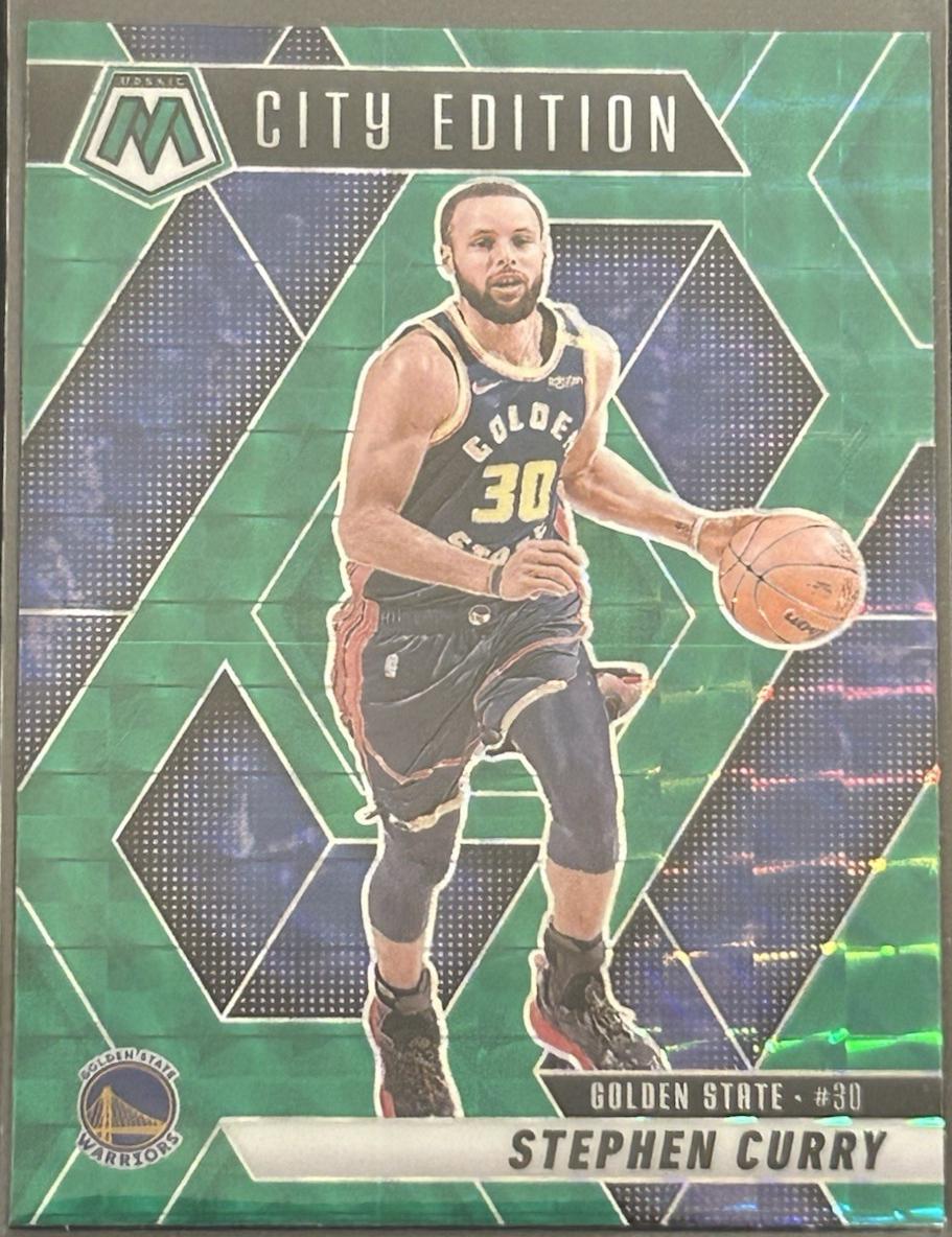 2024 Panini Mosaic Stephen Curry [Green] #272 card