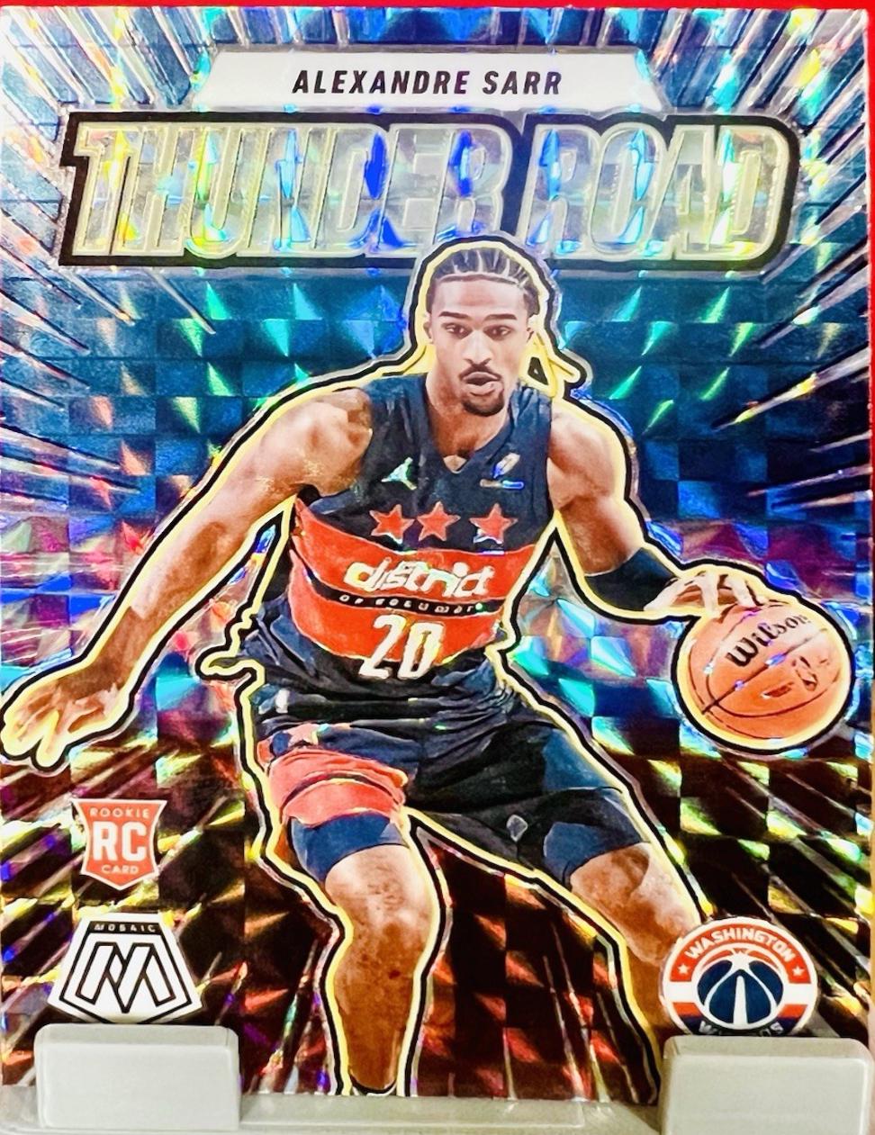 2024 Panini Mosaic Thunder Road Alexandre Sarr [Green] #19 card