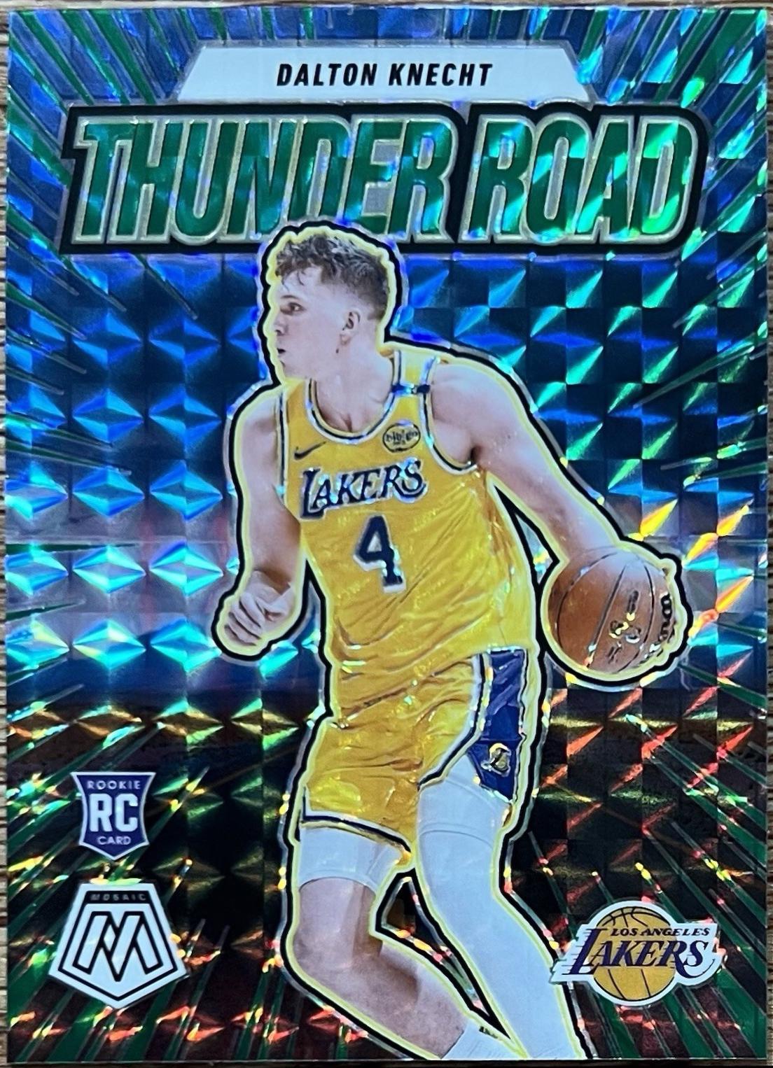 2024 Panini Mosaic Thunder Road Dalton Knecht [Green] #18 card