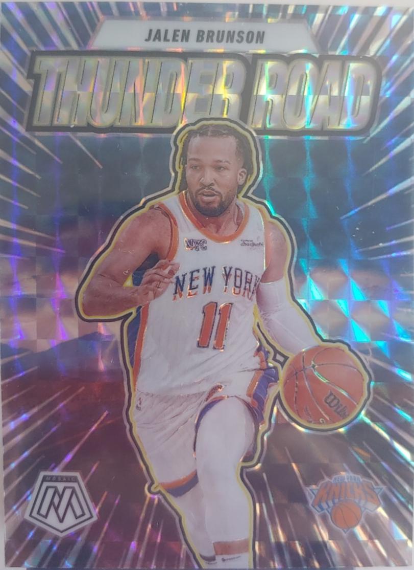 2024 Panini Mosaic Thunder Road Jalen Brunson [Mosaic] #11 card