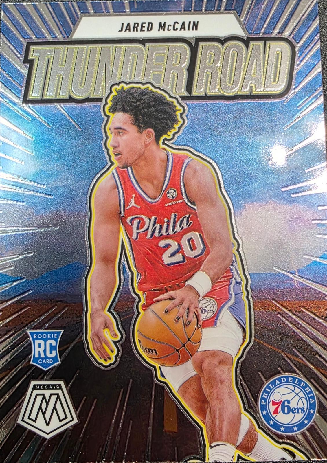 2024 Panini Mosaic Thunder Road Jared McCain #17 card