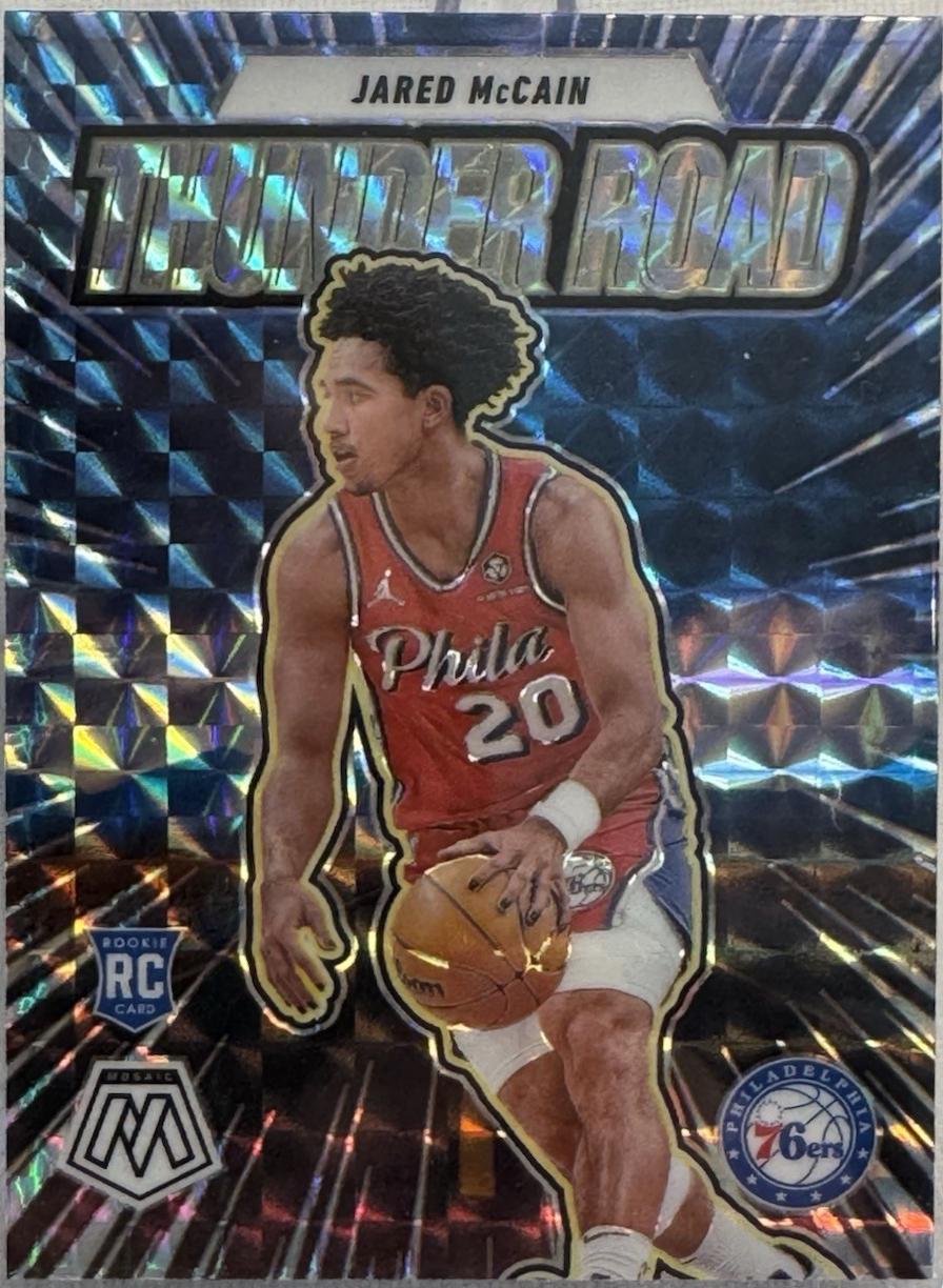 2024 Panini Mosaic Thunder Road Jared McCain [Mosaic] #17 card