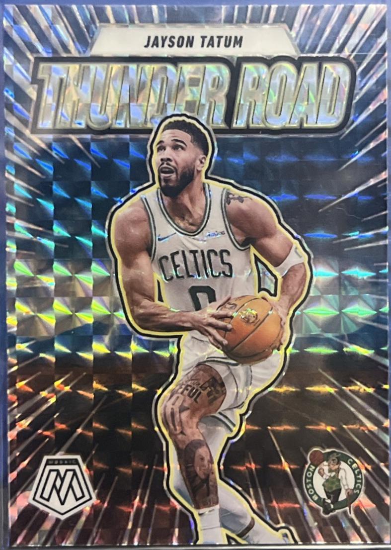 2024 Panini Mosaic Thunder Road Jayson Tatum #6 card