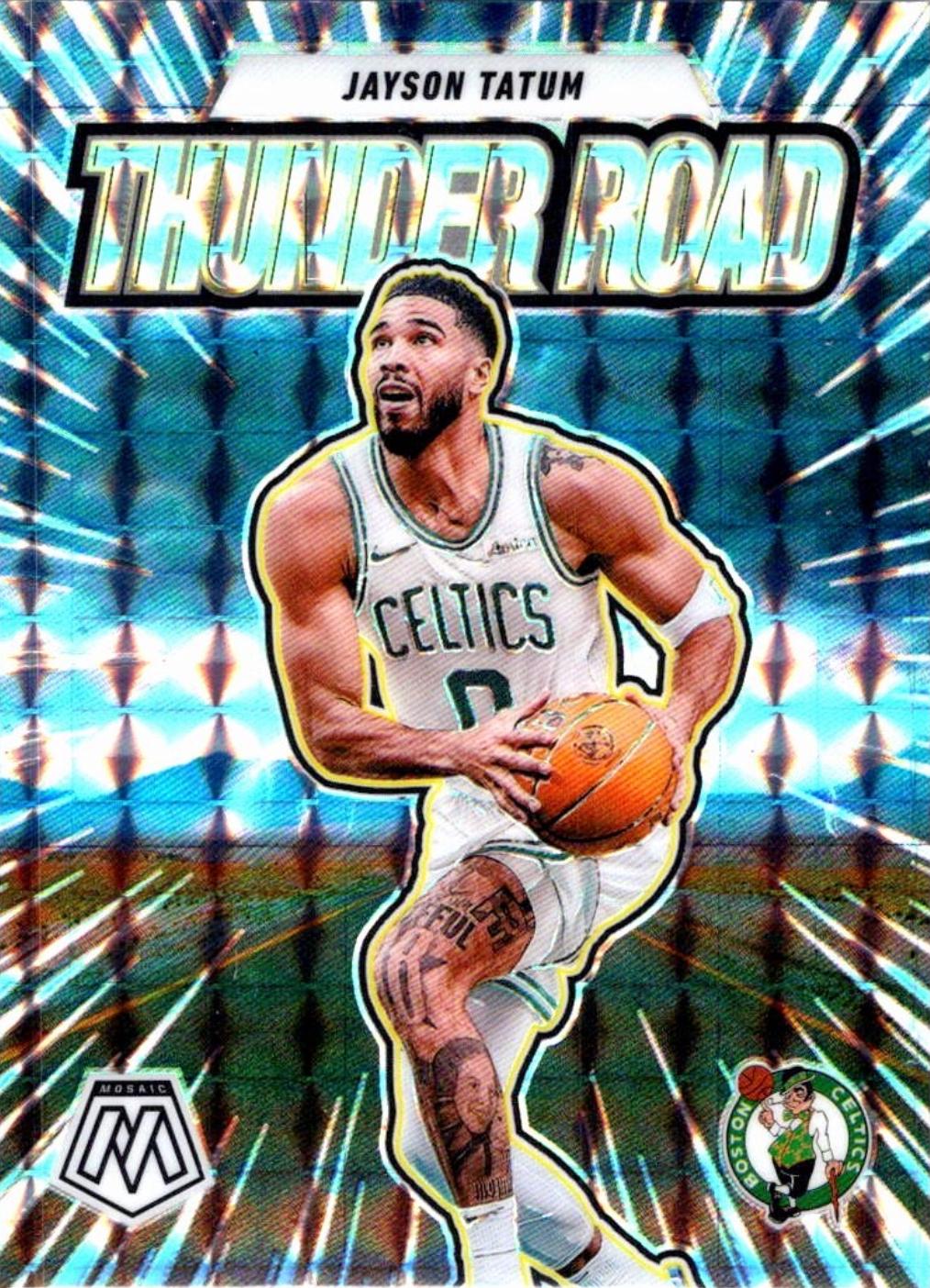 2024 Panini Mosaic Thunder Road Jayson Tatum [Mosaic] #6 card