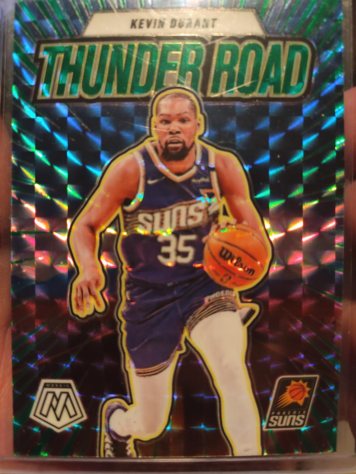 2024 Panini Mosaic Thunder Road Kevin Durant [Green] #2 card