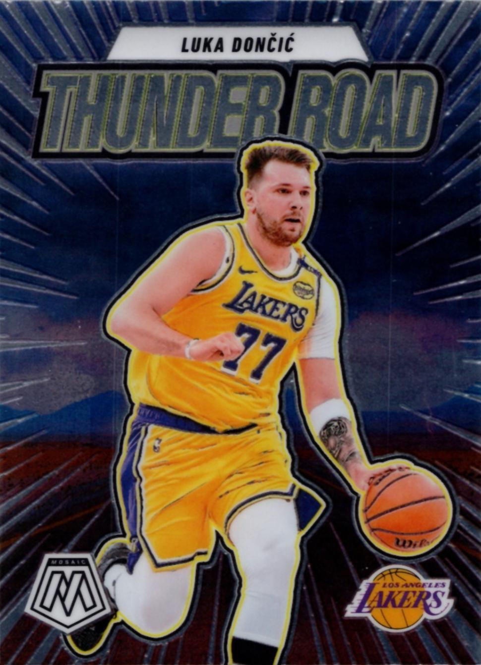 2024 Panini Mosaic Thunder Road Luka Doncic #1 card
