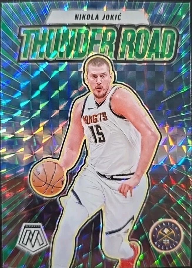 2024 Panini Mosaic Thunder Road Nikola Jokic [Green] #13 card