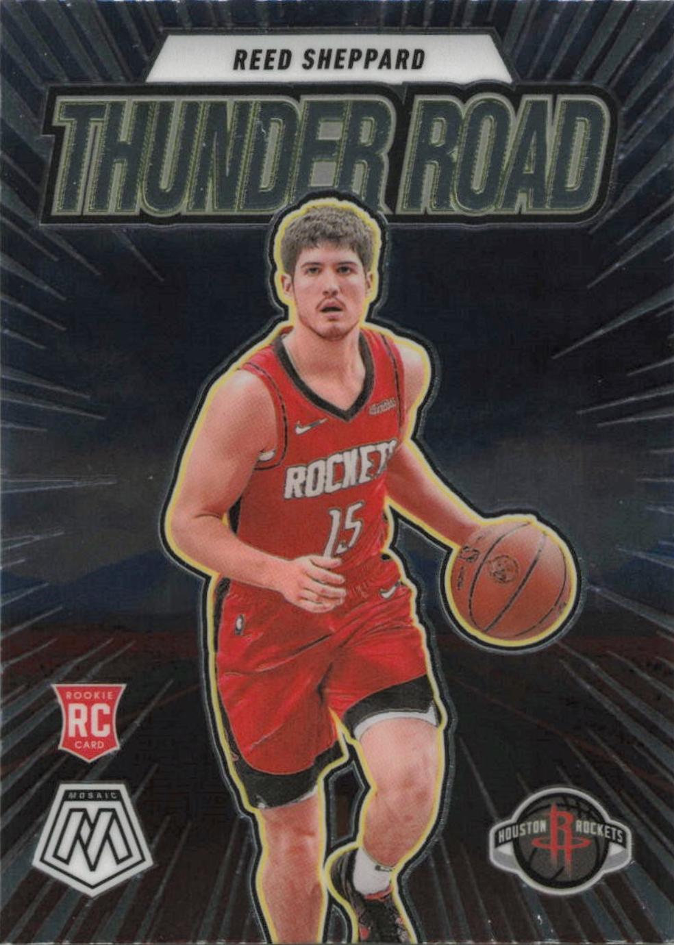 2024 Panini Mosaic Thunder Road Reed Sheppard #16 card