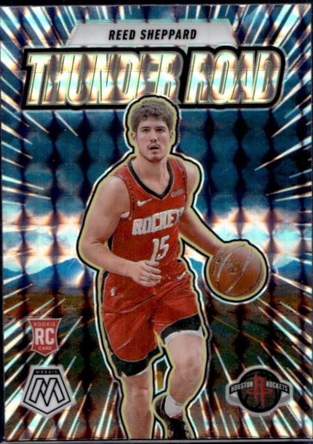 2024 Panini Mosaic Thunder Road Reed Sheppard [Mosaic] #16 card