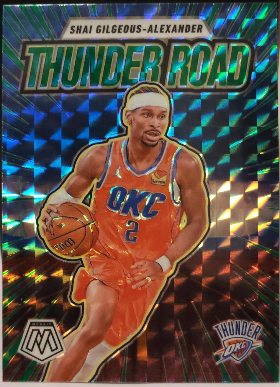 2024 Panini Mosaic Thunder Road Shai Gilgeous-Alexander [Mosaic] #7 card