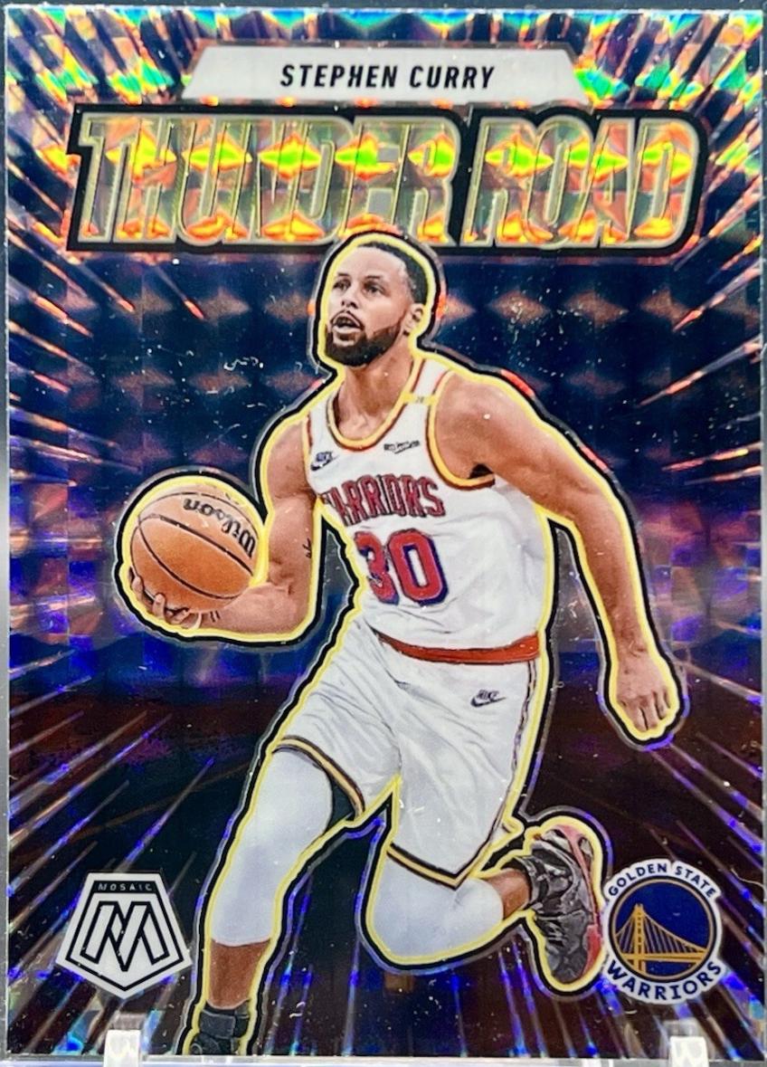 2024 Panini Mosaic Thunder Road Stephen Curry [Mosaic] #5 card
