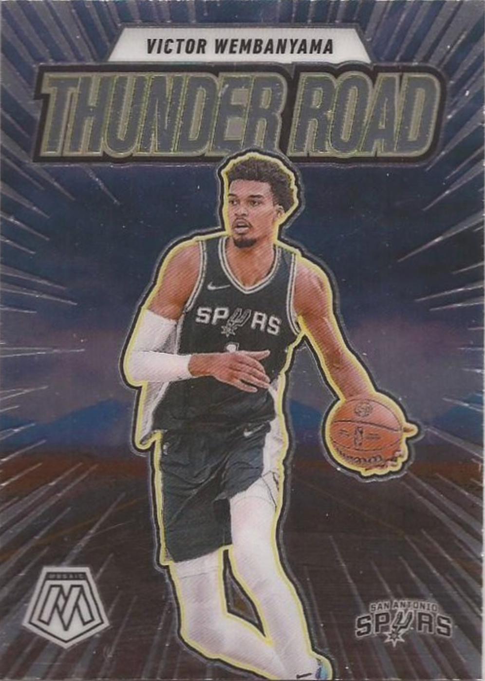 2024 Panini Mosaic Thunder Road Victor Wembanyama #8 card