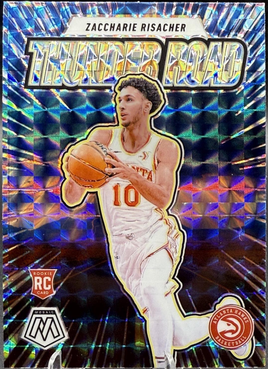 2024 Panini Mosaic Thunder Road Zaccharie Risacher [Mosaic] #20 card