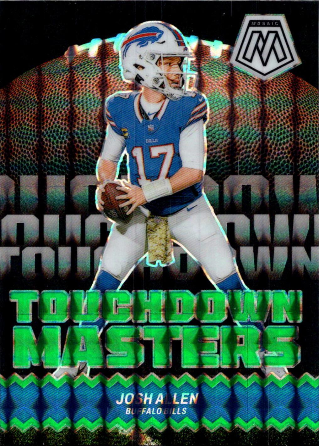 2024 Panini Mosaic Touchdown Masters Josh Allen [Green] #TM-JAL card