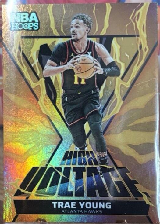 2024 Panini NBA Hoops High Voltage Trae Young #13 card