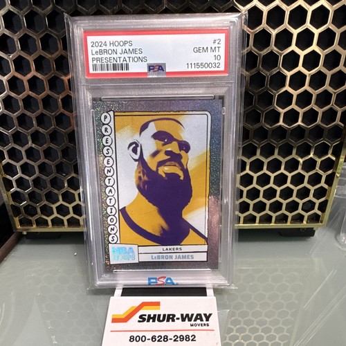 2024 Panini NBA Hoops Presentations LeBron James #2 card