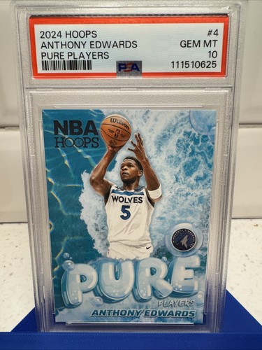 2024 Panini NBA Hoops Pure Players Anthony Edwards #4 card